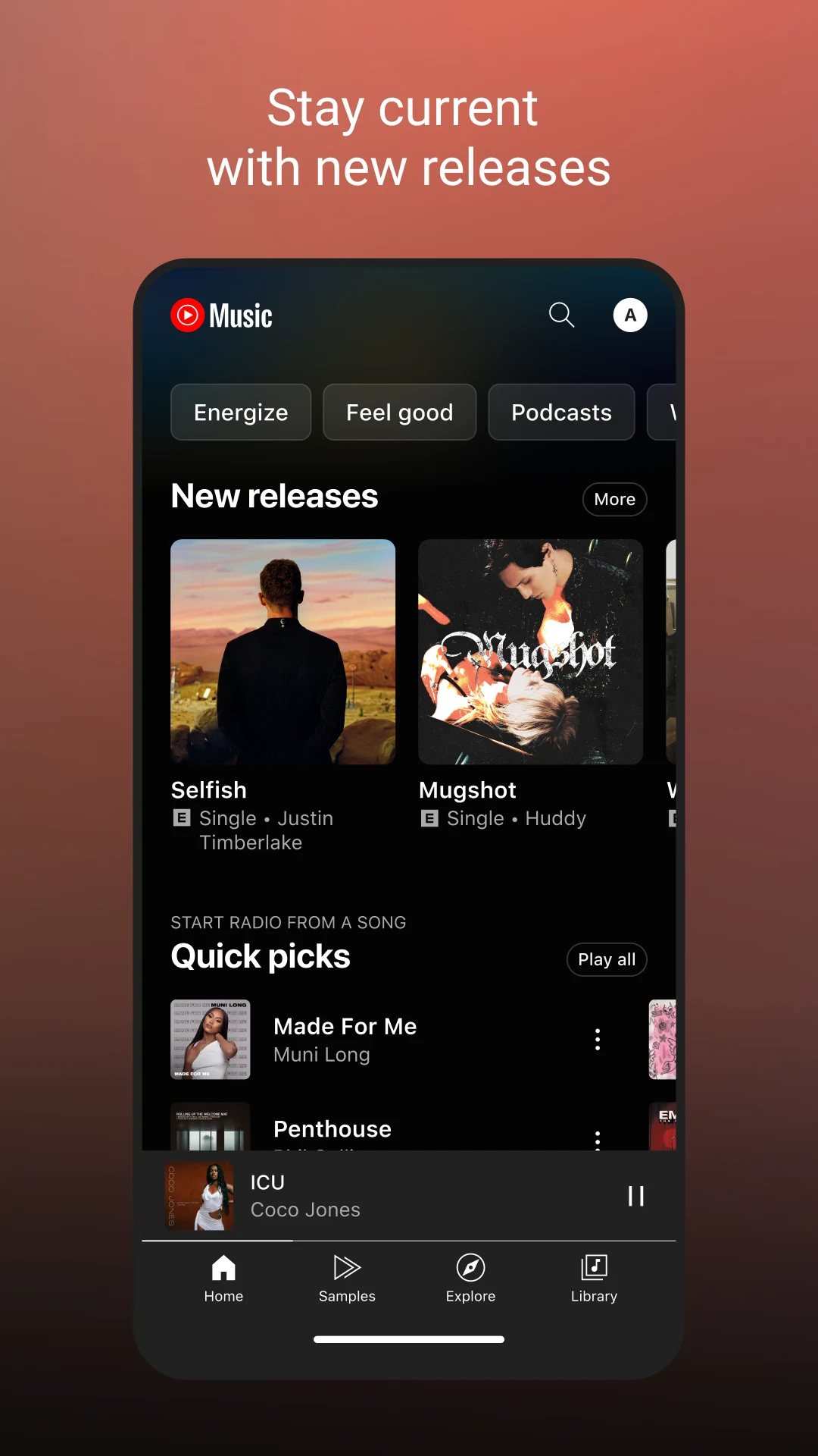 YouTube Music screenshot