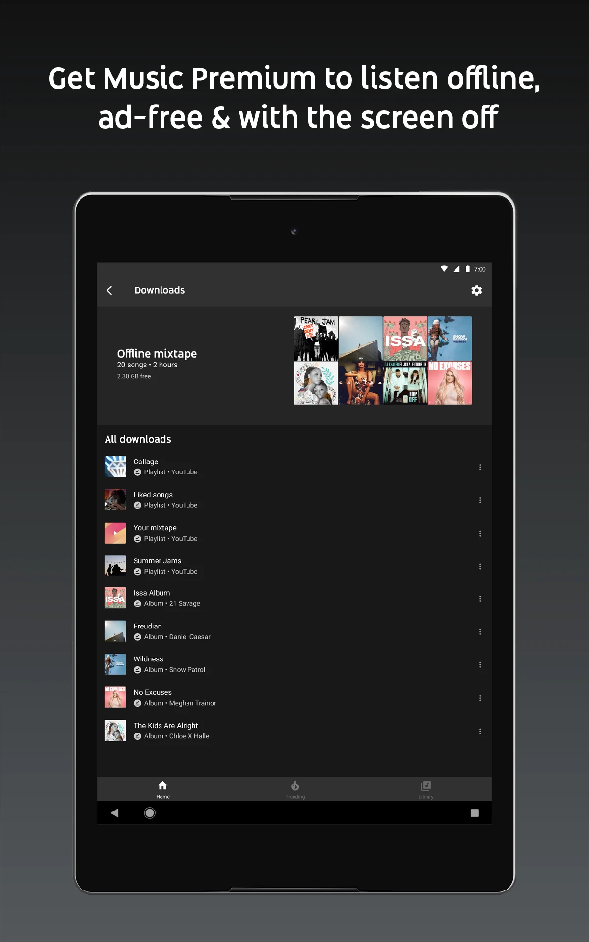 YouTube Music screenshot
